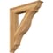 Ekena Millwork Funston Traditional Rough Sawn Bracket, Western Red Cedar, 6"W x 36"D x 42"H BKT06X36X42FST01RWR - alternate 1